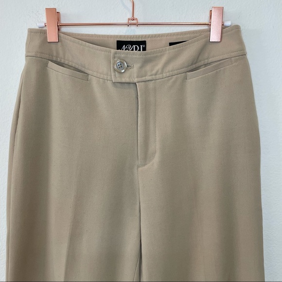 NYDJ’s Camel Neutral Wide Leg Trousers - Picture 2 of 9